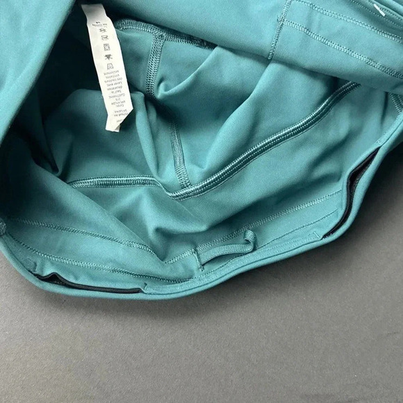Lululemon Women Speed Wunder MR Crop Tight 23” LW6BLFS DPCV Teal Blue Size 10 - Picture 11 of 13